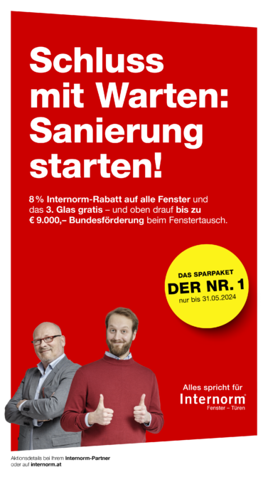 Schluss mit Warten: Sanierung starten!